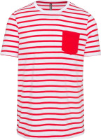 Striped White / Red